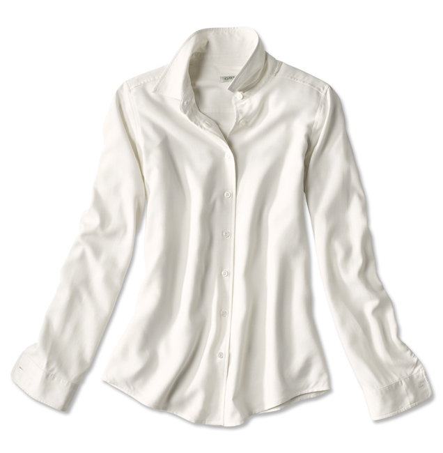 Image of Long-sleeved Everyday Silk Shirt