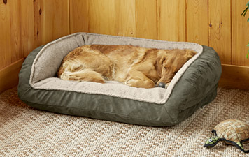 orvis round dog bed