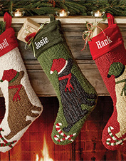 give your mantel an old fashioned christmas look with these lovely handhooked dog stockings - Dog Stockings For Christmas give your mantel an old fashioned christmas look with these lovely handhooked dog stockings - Dog Stockings For Christmas